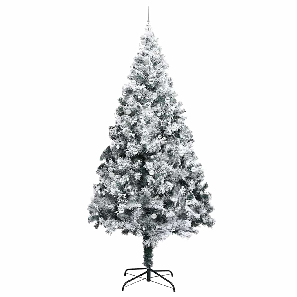 Christmas Tree with 300 LEDs with Stand White 300 cm PVC
